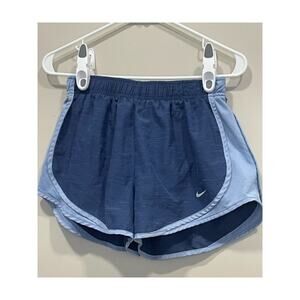 Nike Dri-FIT Tempo Running Shorts Blue Two-Tone Women's Sz Med